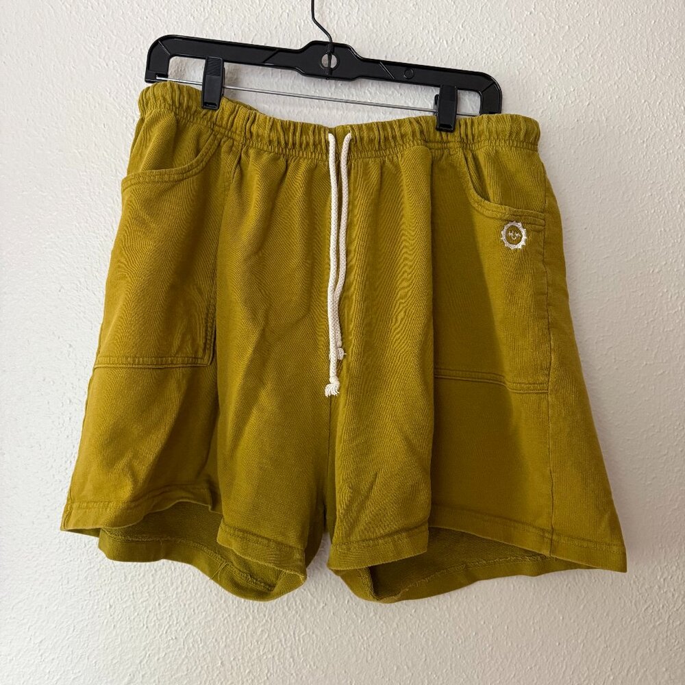 Big Bud Press Heavyweight Sweatshorts Chartreuse 2X